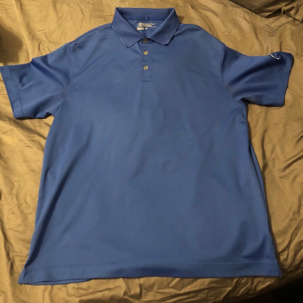 Blue Nike Golf Polo